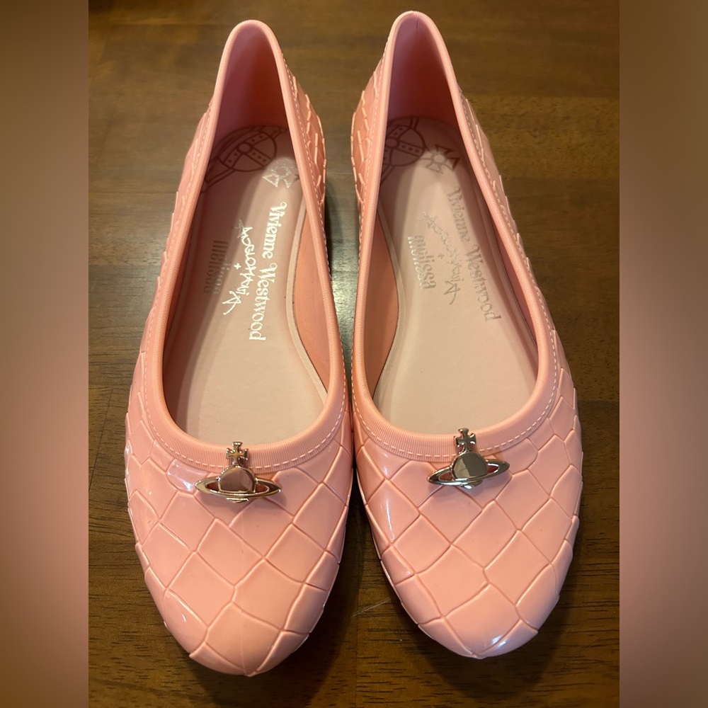 Vivienne Westwood X Melissa Pink Ballet Flats